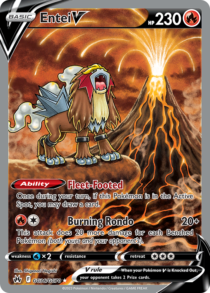 Entei V — Crown Zenith Galarian Gallery